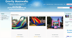 Desktop Screenshot of gravitymoonwalks.com